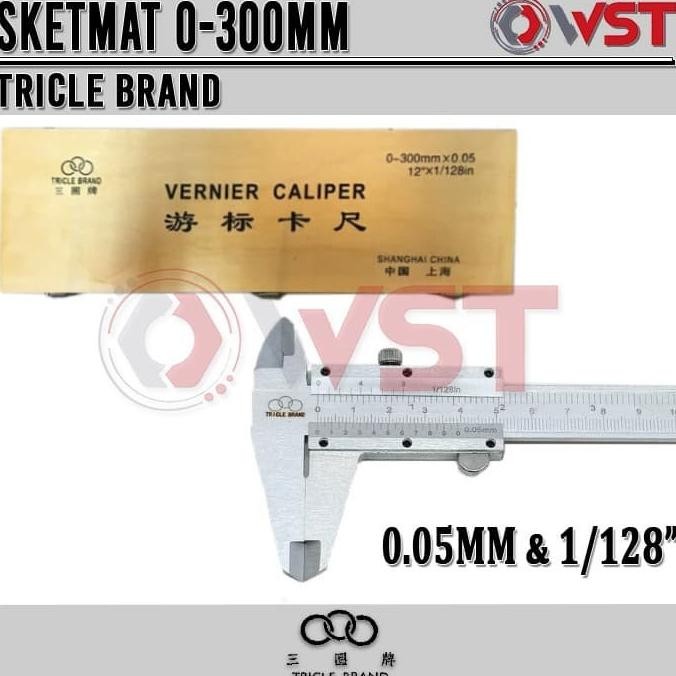 Sketmat / Jangka Sorong / Vernier Caliper 12" Tricle Brand