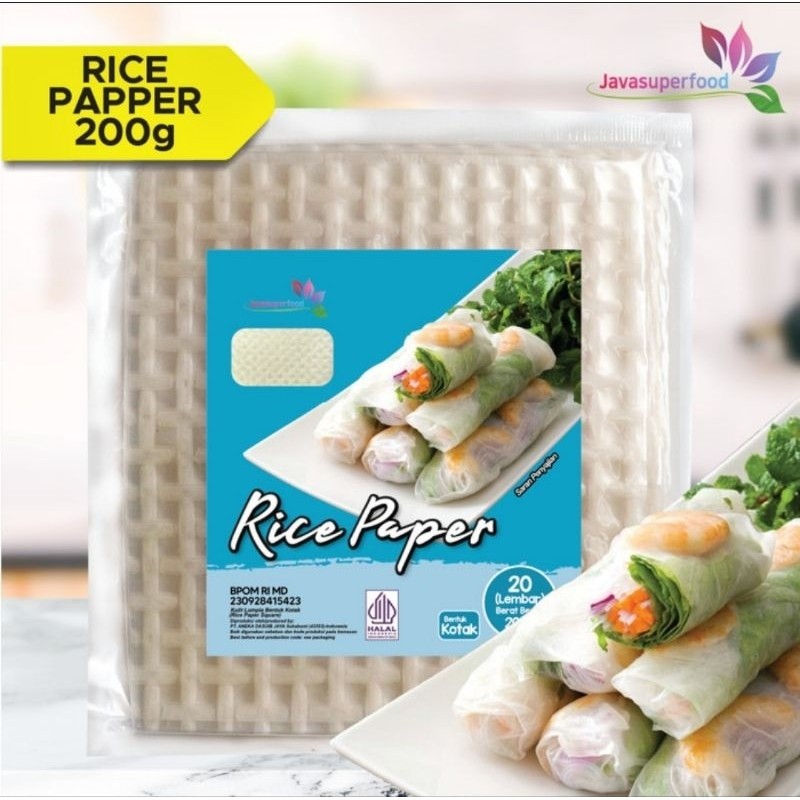 

Ssl09 Rice Paper / Kulit Lumpia Vietnam /Spring Roll BANH TRANG KOTAK 50LEMBAR