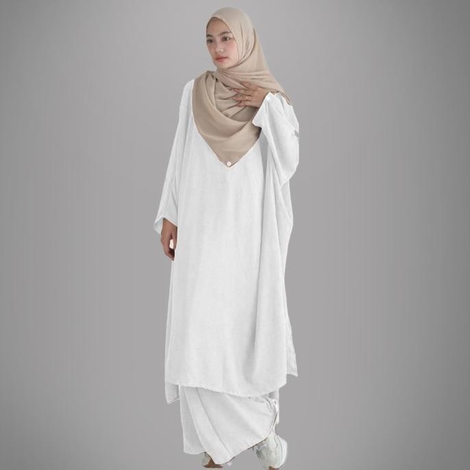 Setelan Wanita - Bella Set / Tunik Oversize + Kulot Palazzo