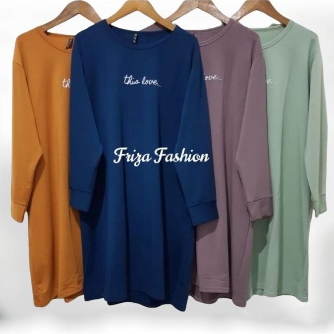 TUNIK KAOS JUMBO BABYTERRY IMPORT (ADA UKURAN)