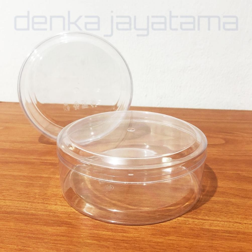 Bisa COD Isi 12 Pcs Toples Nastar 250 Gram Plastik Bening Bulat Kue Kering Kacang Dessert Box Serbag