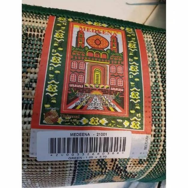 Spesial Karpet Masjid Permadani Sajadah Roll Medeena Ukuran 105 X 570 Cm Rol Sejadah Mushola Medinah