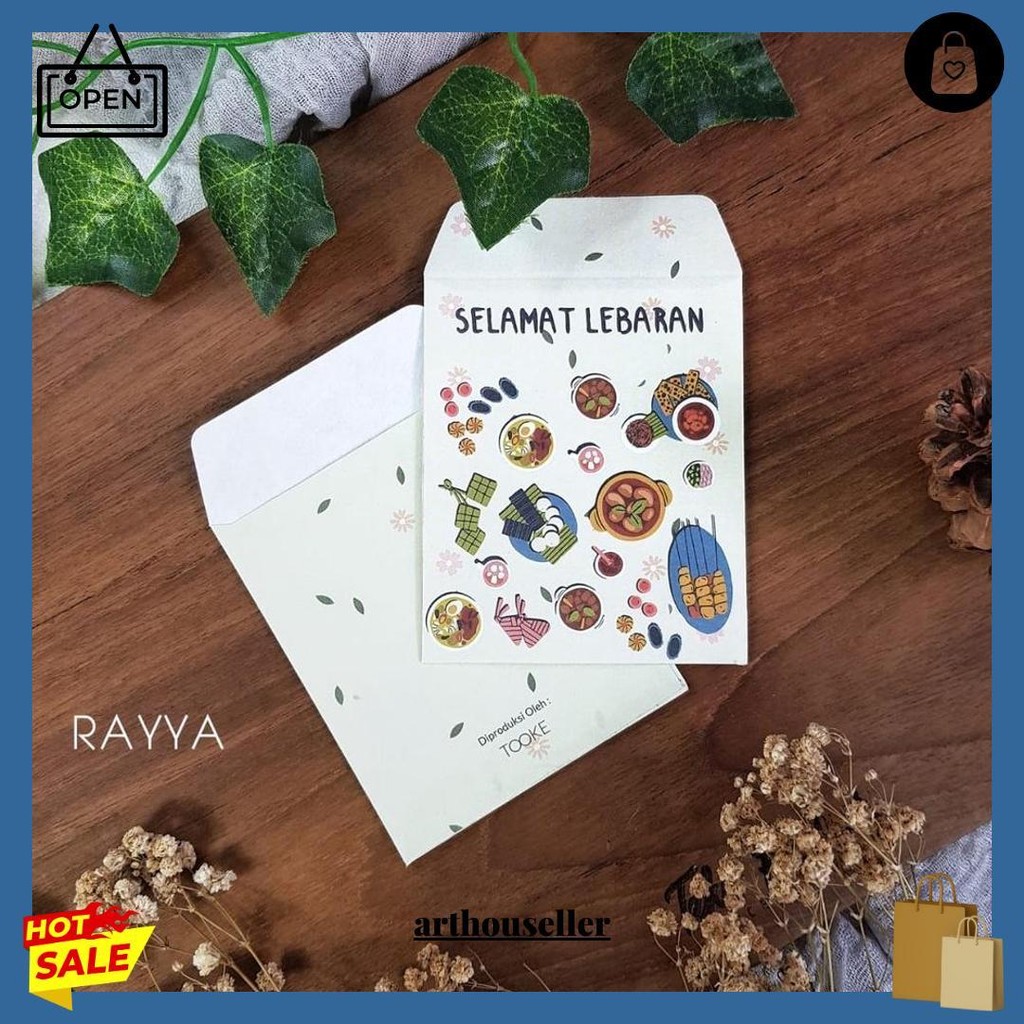 

( Isi 10 ) Amplop Lebaran Idul Fitri 1 Pack Isi 10 Lembar / Amplop Lebaran Murah Kecil Ukuran 7,5 Cm X 9 Cm Termurah Banget
