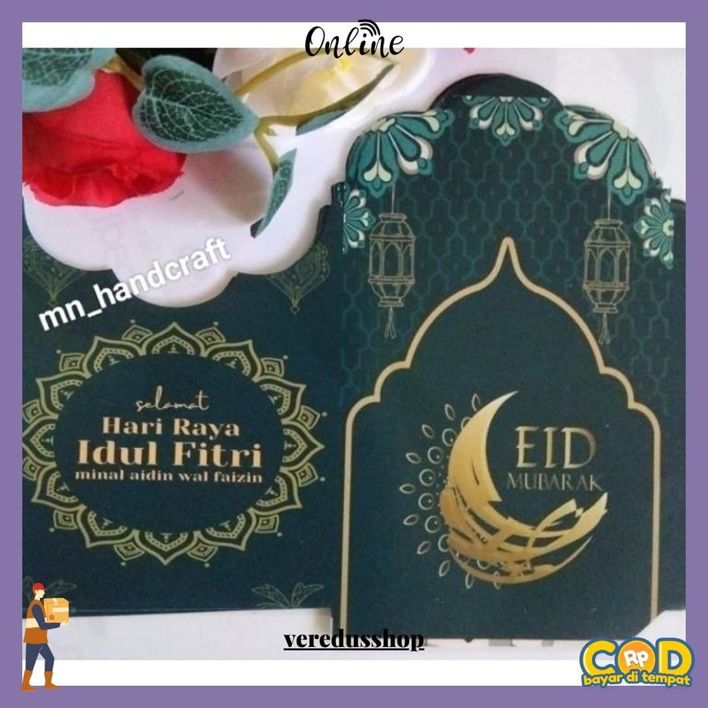 

( 100 Lembar) Belum Di Lem, Amplop Lebaran Medium Motif Muslim, Free Plastik Siap Kirim