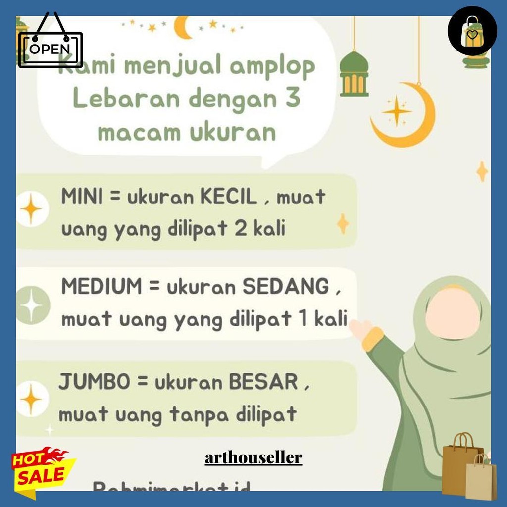 

Mini Amplop Lebaran Part 2 Ukuran 5,5 9 Cm Termurah Banget
