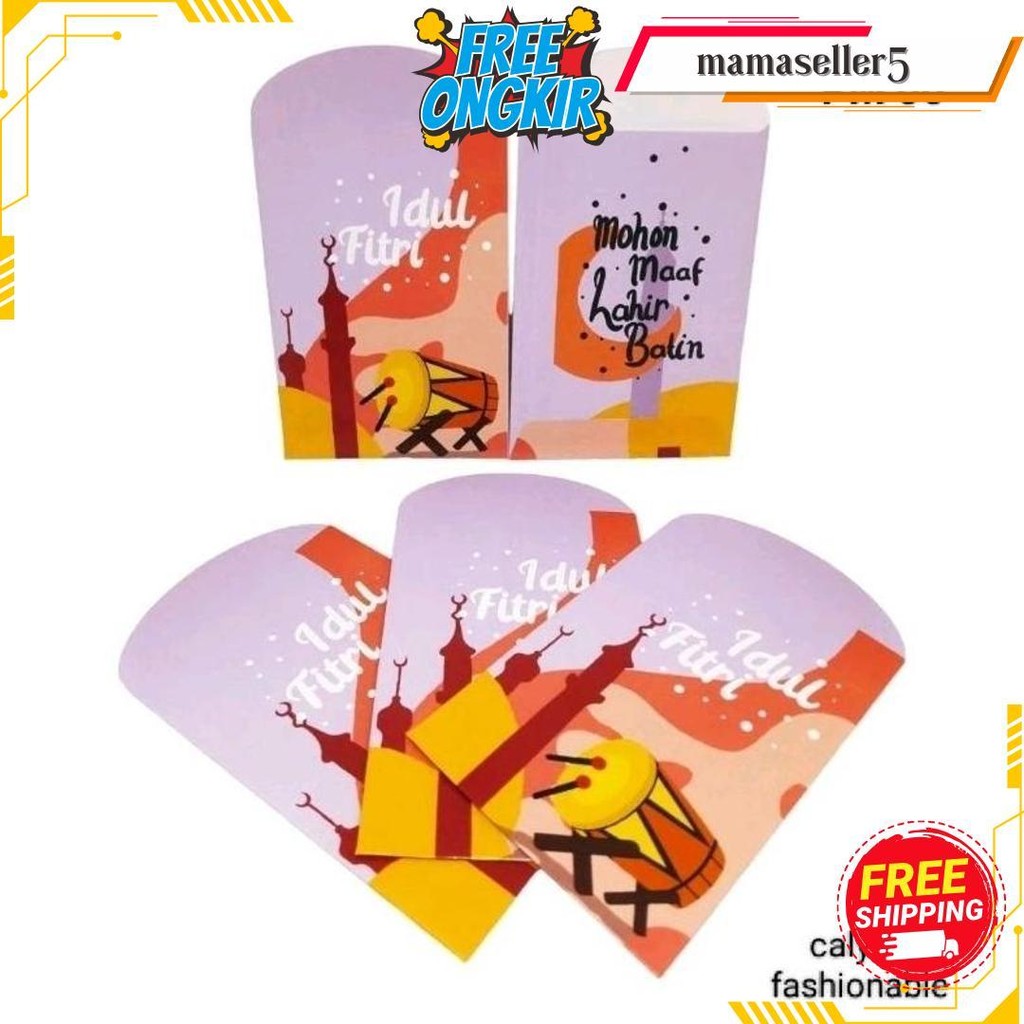 

Amplop Angpao Lebaran Idul Fitri Isi 100 Lbr Terlaris