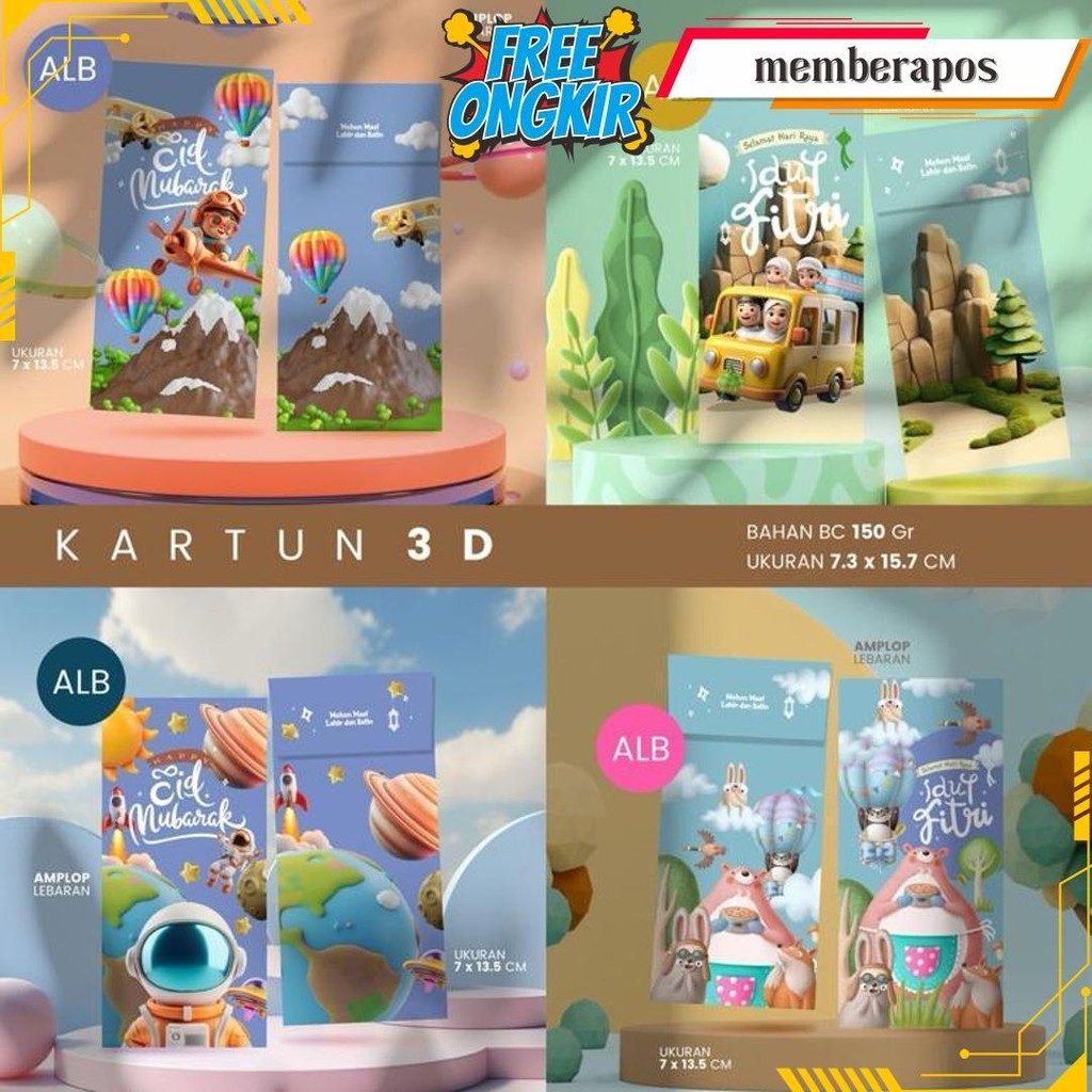 

[Cod] 20&10 Amplop Lebaran 2025 Aesthetic (4 Tema) Termurah Banget