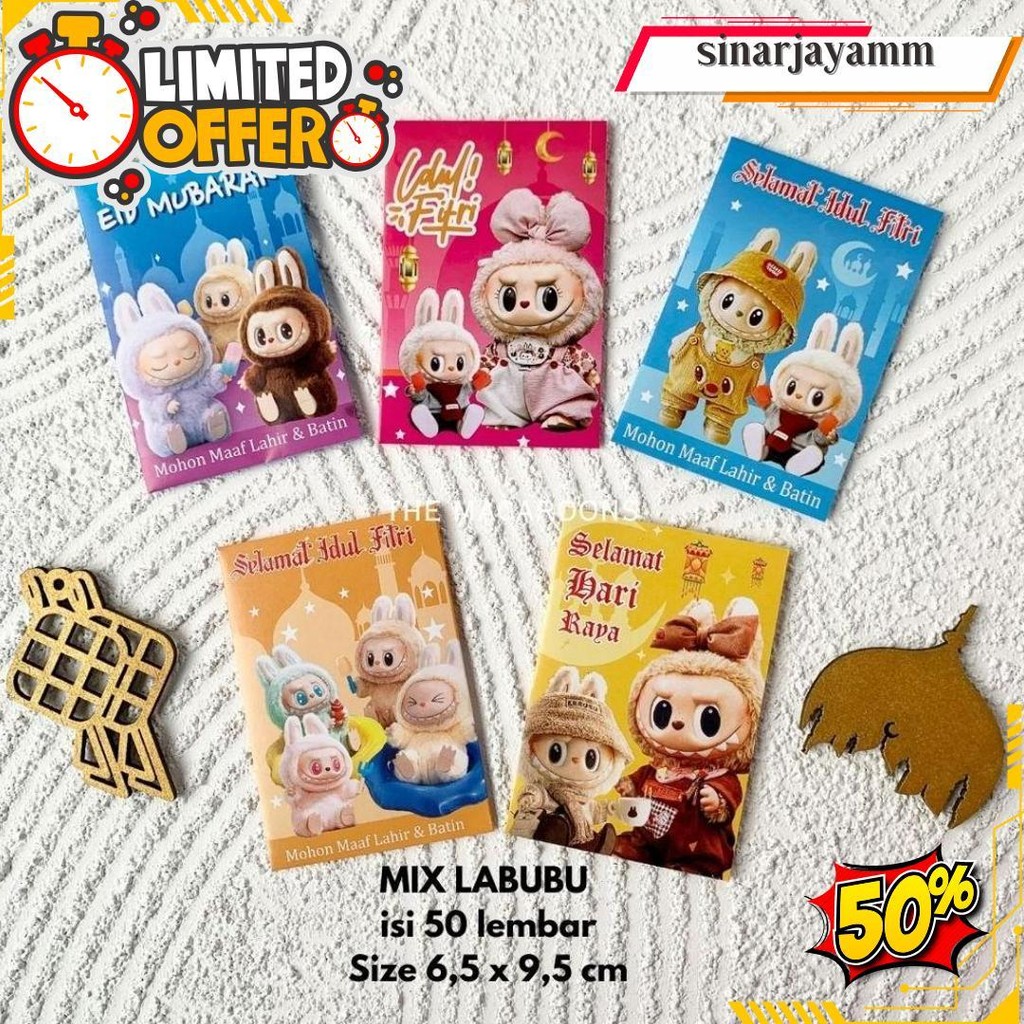 

Grosir 50 Lembar Amplop Lebaran Hari Raya Idul Fitri Angpao Thr Eid Mubarak Siap Kirim