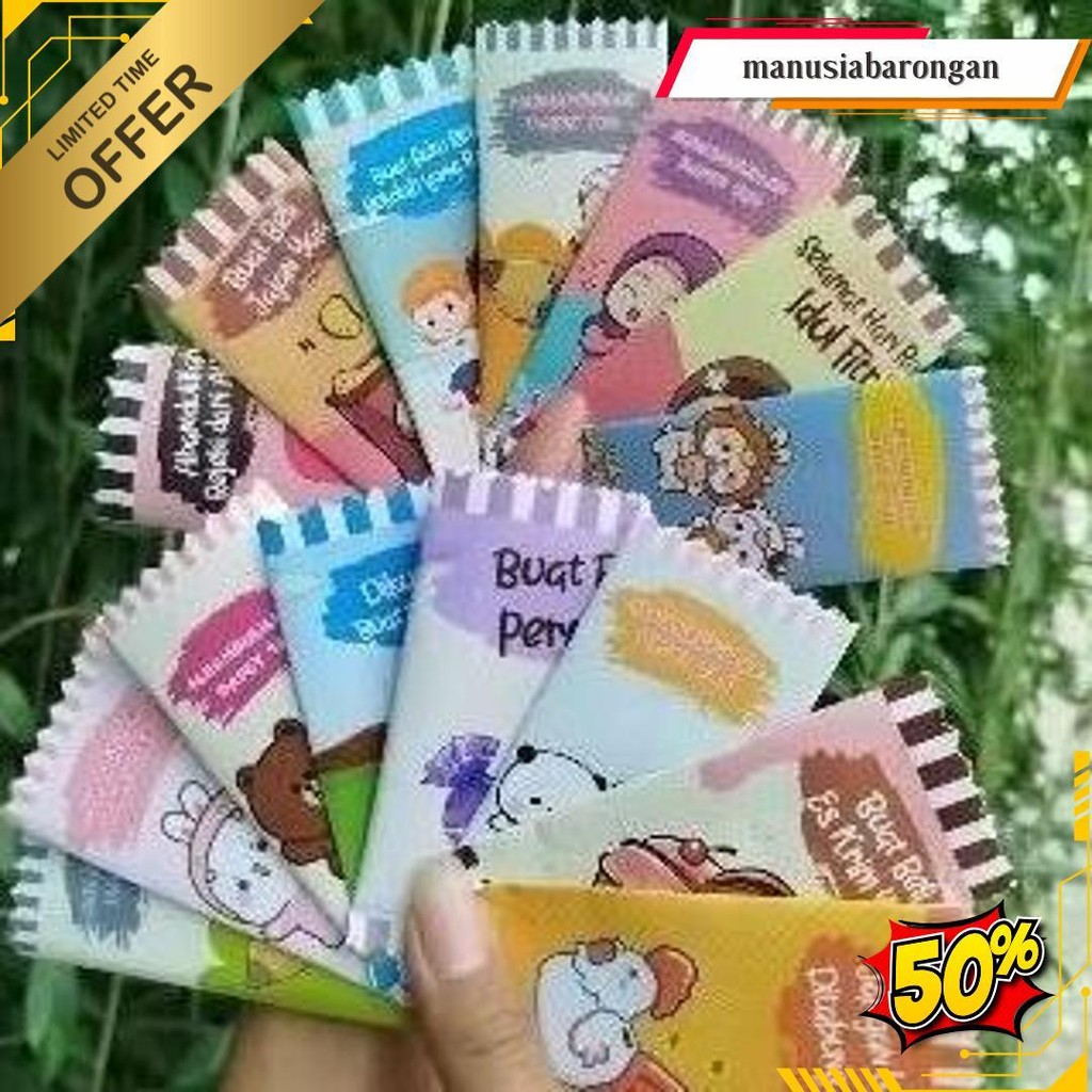 

(Obral) Amplop Lebaran Unik Bentuk Permen 30 Pcs Gratis Ongkir