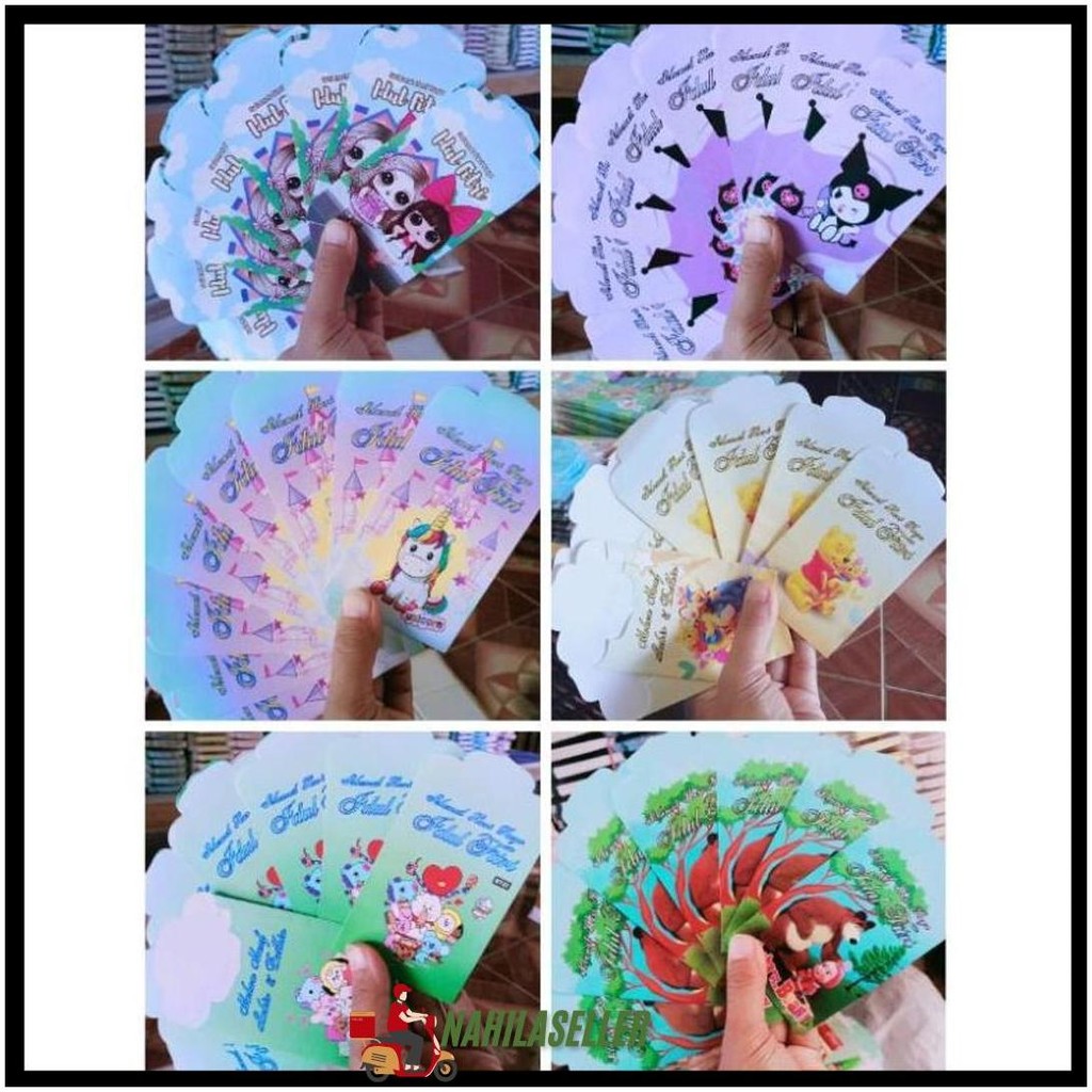 

100Pcs(10Pack) Uk Medium ..Sdh Di Lem Amplop Siap Pakai Terlaris