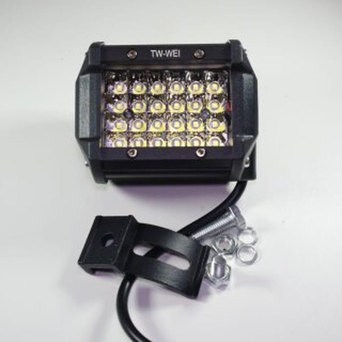 Lampu Led Tembak Sorot Jarak Jauh Motor Mobil Tw Wei 12V 72 Watt A71