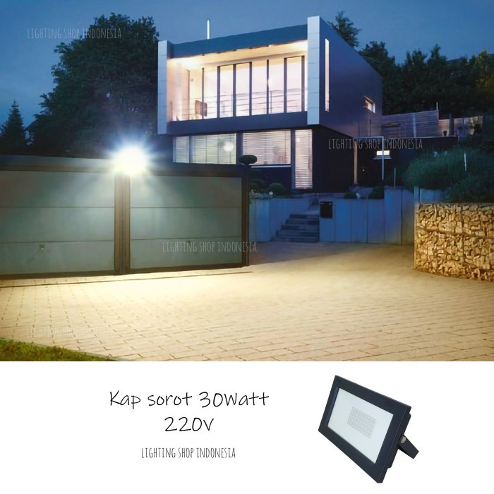 H6030 Lampu Kap Sorot Tembak Led 30W Waterproof Outdoor