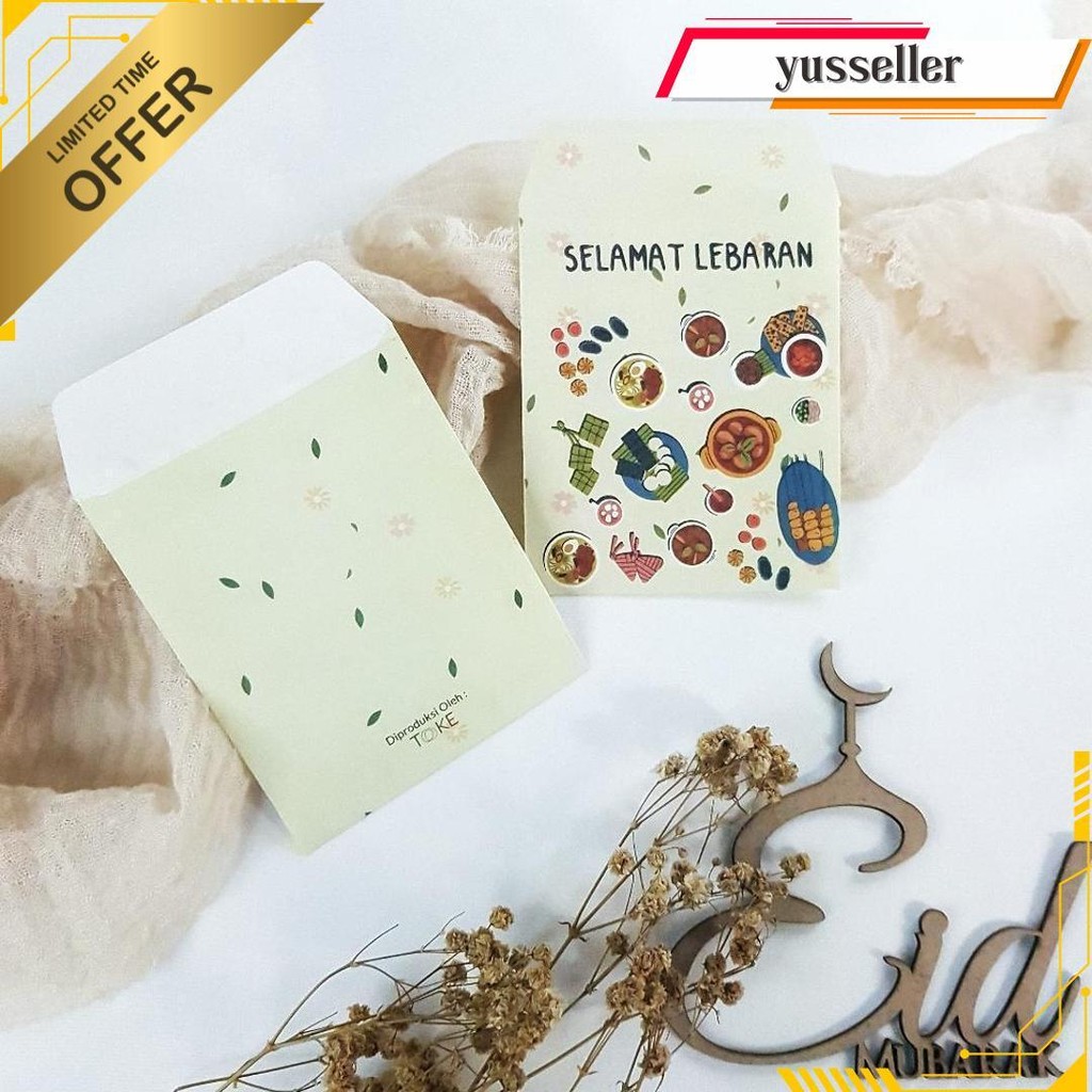 

( Isi 10 ) Amplop Lebaran Idul Fitri 1 Pack Isi 10 Lembar / Amplop Lebaran Murah Kecil Original Produk