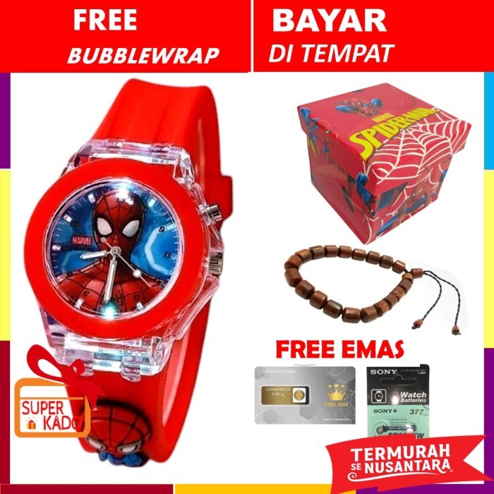 BERKUALITAS jam tangan anak laki laki kado hadiah anak laki-laki anak 4 5 6 7 8 9 10 tahun gift set