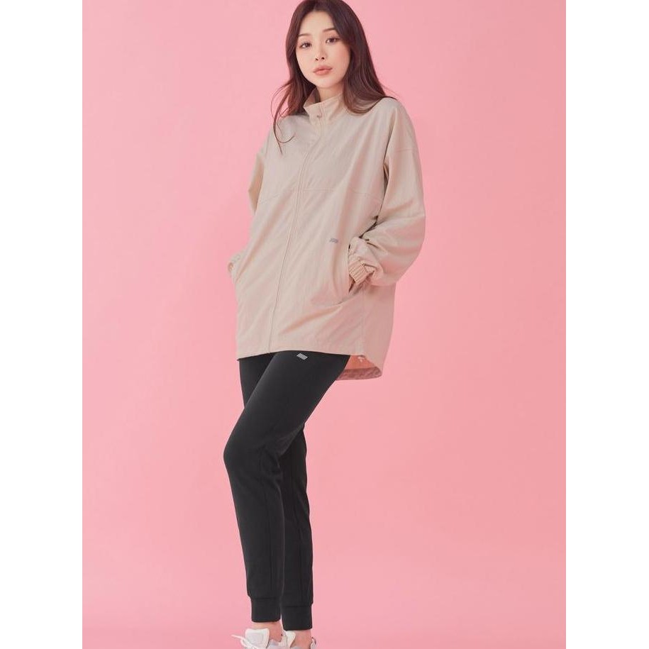 Sale [Minne] Stl Match Up Woven High Neck Non Hoodie / Jaket Stl Wanita Woven