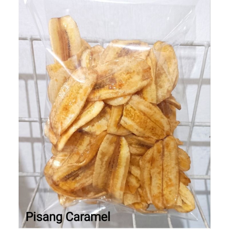 

Discount Keripik pisang caramel 250g / pisang asin original / snack pisang