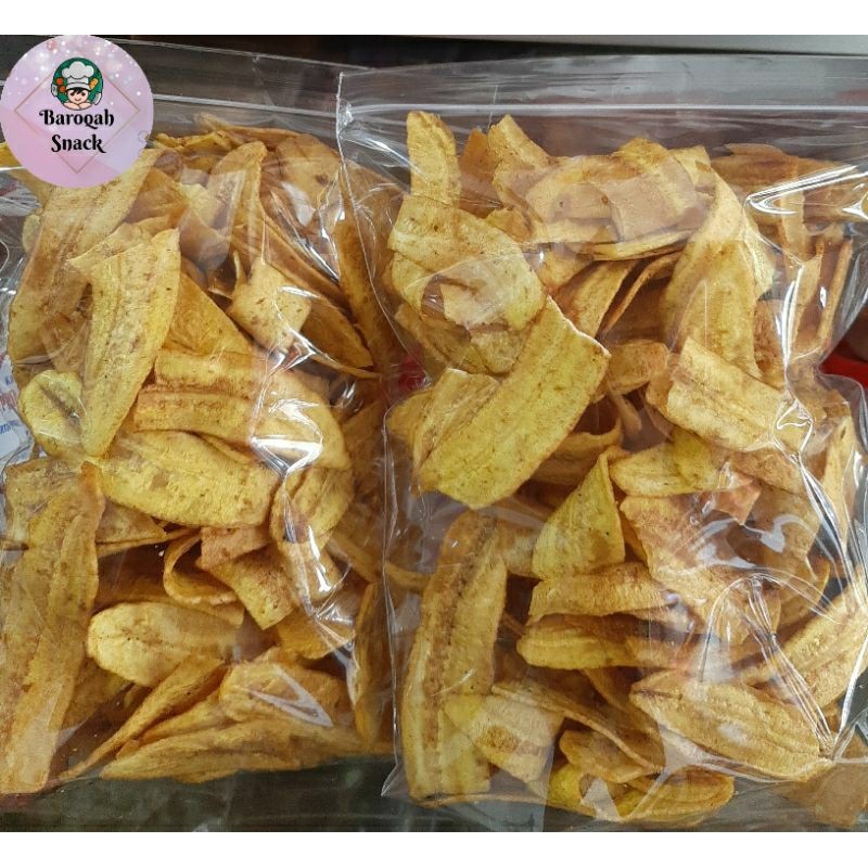 

NEW! KERIPIK PISANG ASIN GURIH 250GR/SNACK KILOAN