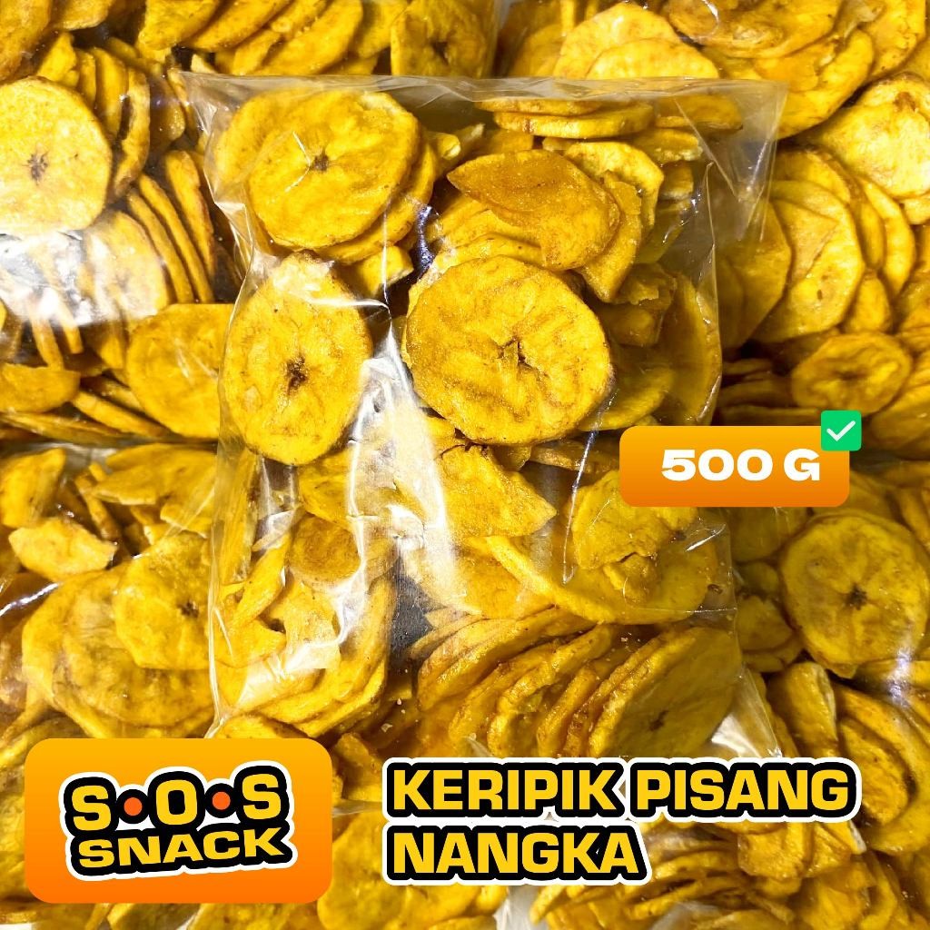 

PROMO SOS - 500 Gram Keripik Pisang Manis Aroma Nangka Bulat