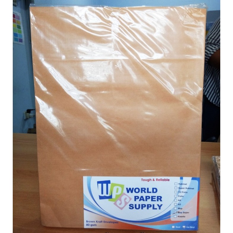 

Amplop Coklat Ukuran Super Map WPS ( 29 x 39,5 cm )