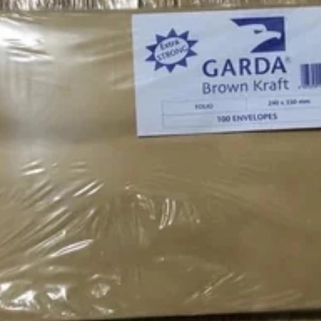 amplop coklat folio garda / amplop garda folio coklat/ amplop f4 garda