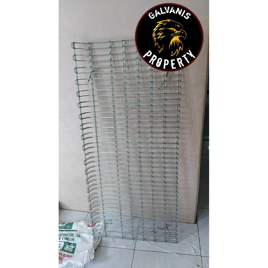 ALAS KANDANG AYAM PETELUR GALVANIS P120 cm / L 60 cm /ANCAK ALAS AYAM