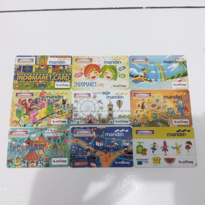 Promo Kartu Indomaret Card E Toll E-Toll Card Emoney E Money Mandiri Saldo 0 Best Quality Asli 100%