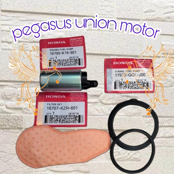TERBARU PAKET ROTAK+FILTER FUEL PUMP+ORING SEAL FUEL PUMP VARIO 125 OLD