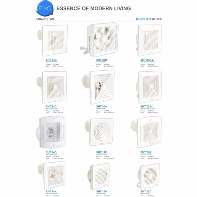 Exhaust Fan Plafon Siuonhata Sht 24 series