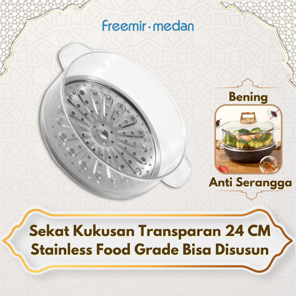 Kukusan Stainless Klakat Panci Kukus Dimsum Siomay Bakpao