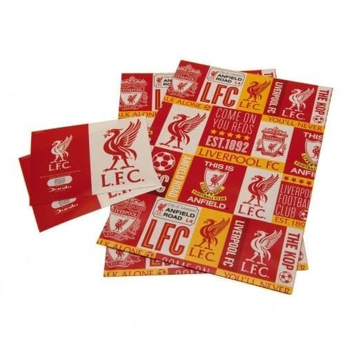 

Official Product! Liverpool Fc Gift Wrap, Kertas Kado, Hadiah