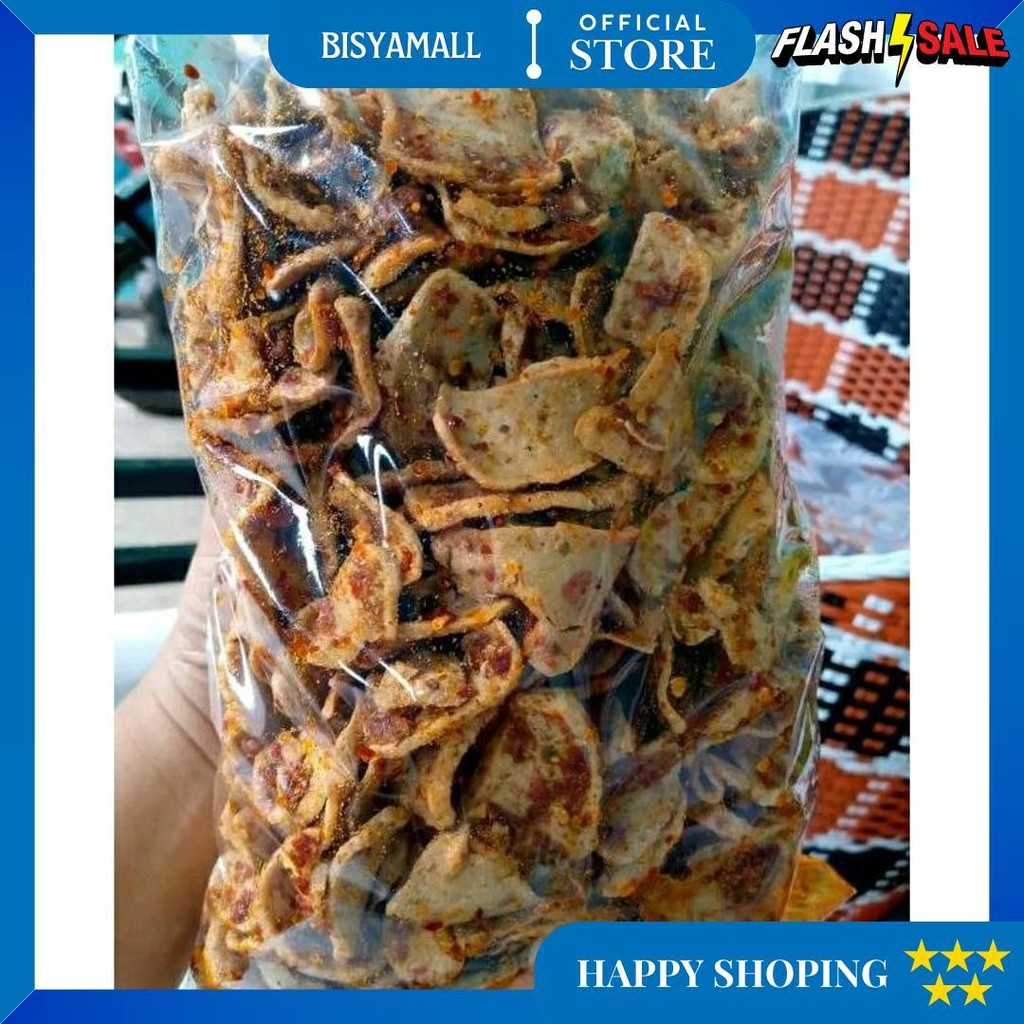 

Cemilan Basreng Bulat Kripik Basreng Pedas Daun Jeruk Isi 1Kg D Promo 10.10