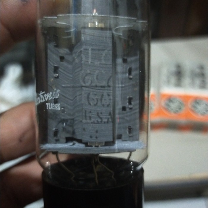 

Lampu Tabung Power GE 6L6 GC USA, NOS NIB