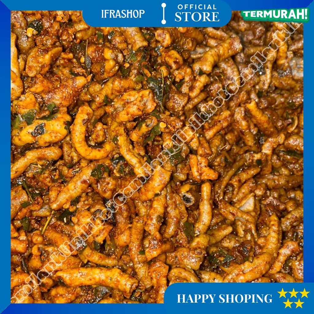 

Keripik Usus Crispy Pedas Daun Jeruk 1Kg D Promo Puncak