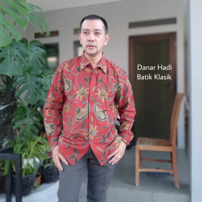 Kemeja Batik Pria Lengan Panjang Danar Hadi