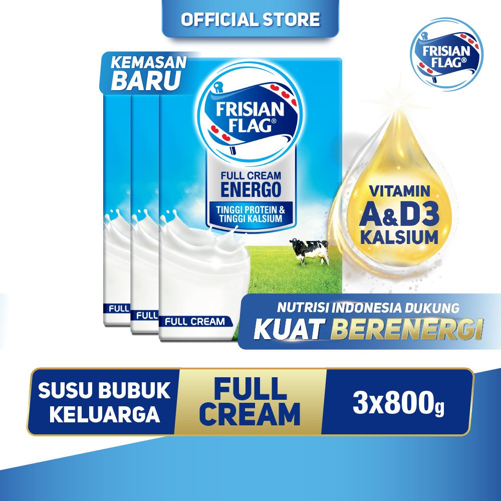 

Frisian Flag Fullcream Purefarm 800g x 3