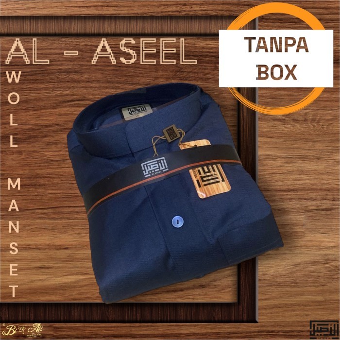 [TANPA BOX] Jubah Al Aseel Premium Woll Dewasa Manset Import Arab Saudi