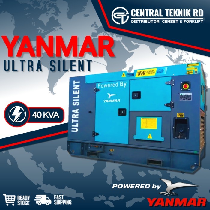 Genset 40 kva Yanmar - Silent Diesel - MURAH