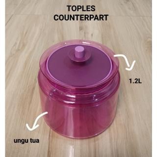 KUYY ORIGINAL TUPPERWARE TOPLES LEBARAN KRISTAL COUNTERPART COD