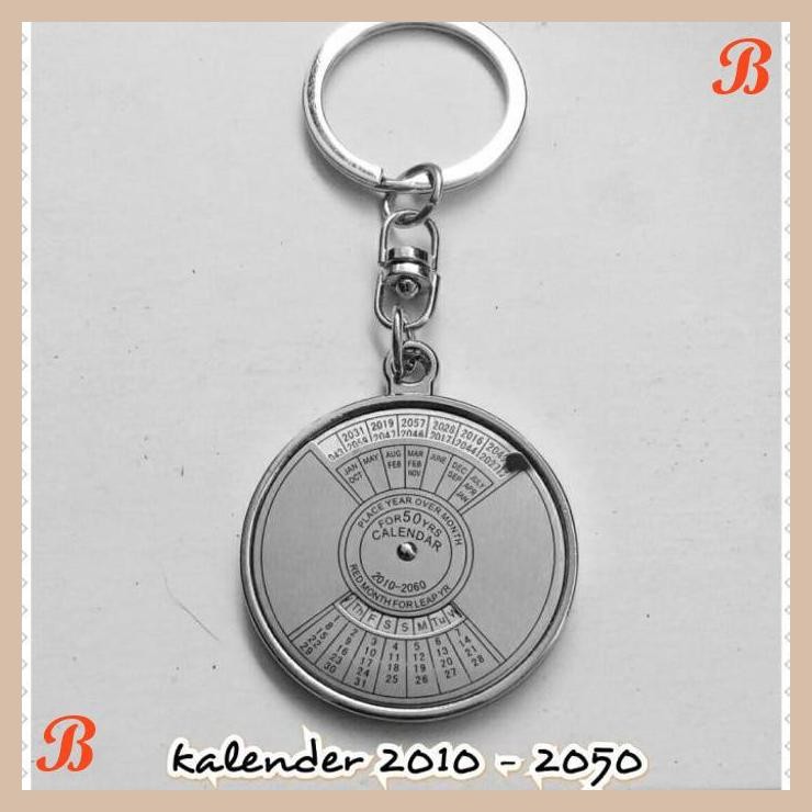 

[NVT] SOUVENIR / OLEH OLEH GANTUNGAN KUNCI KALENDER 50 TAHUN