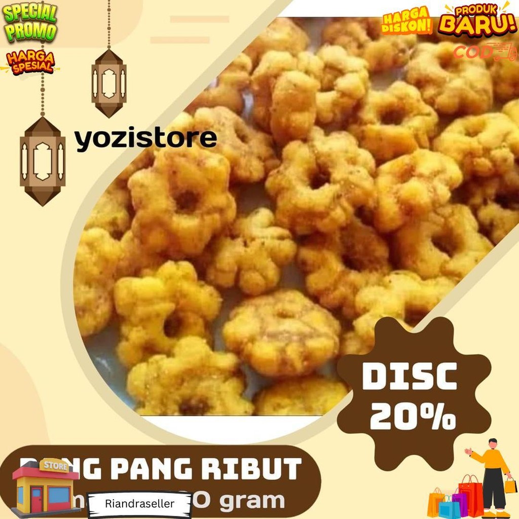 

Pang Pang Ribut Bunga Sakura Pedas Manis / Pangpang Pedas Manis Enak Gurih & Numani Kemasan 500 Gram D Terlaris