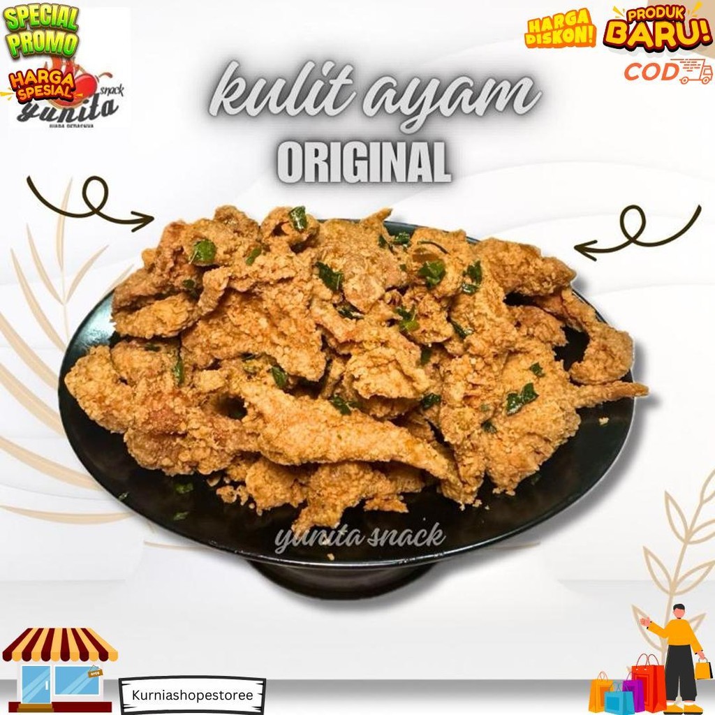 

Keripik Kulit Crispy Pedas Daun Jeruk 250 Gram D Promo 10.10