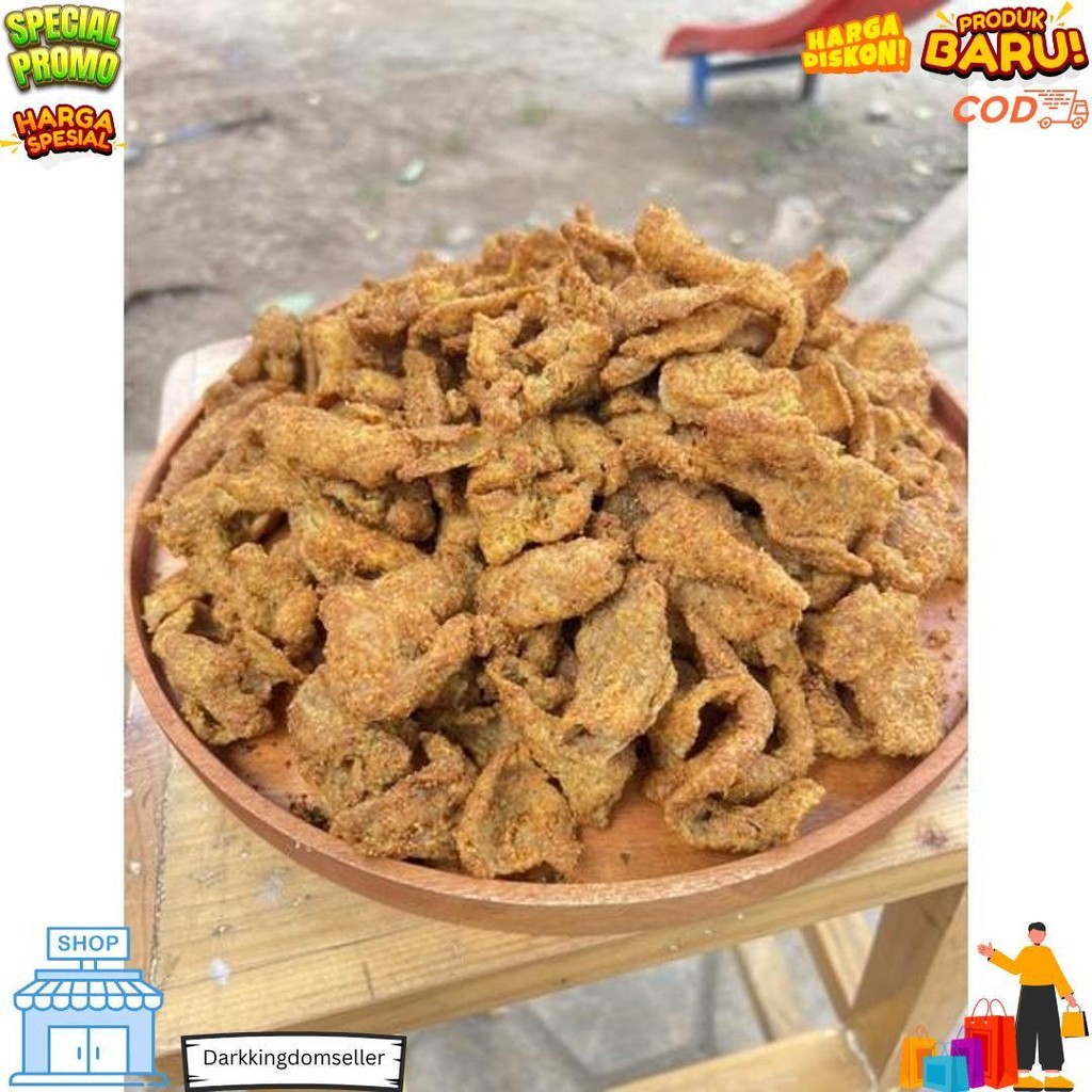 

Kripik Kulit Ayam Pedas Daun Jeruk 500Gr D Promo 10.10