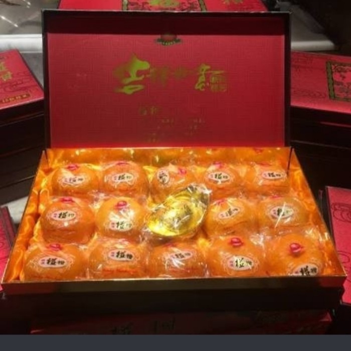 

jeruk mandarin ponkam buah gift box isi 15pcs Imlek