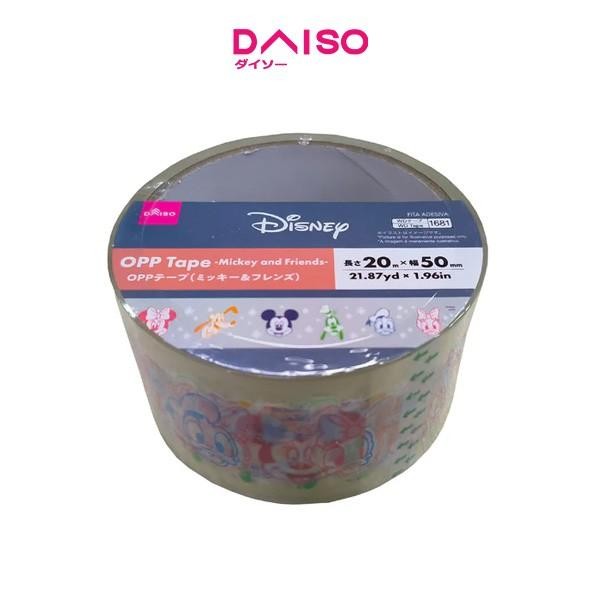 

Daiso OPP Tape -1.96in x 21.87yd - 50mm x 20m - Mickey and Friends-