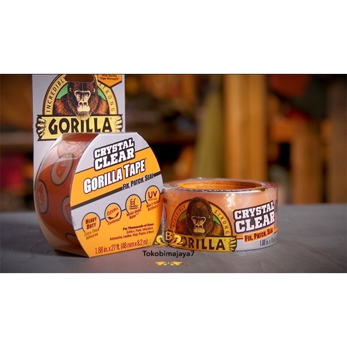 

Isolasi Lakban Gorilla Tape Crystal Clear