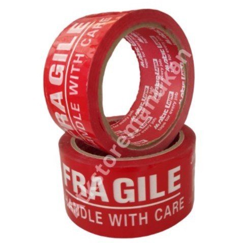 

Opp Tape Perekat Plakban Lakban Fragile / Jangan dibanting 48mmx60yard