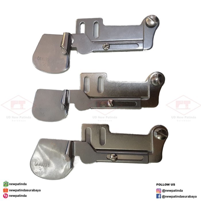 

Ready stock] Corong Lipat Hemming DY221 Mesin Jahit High Speed Industri