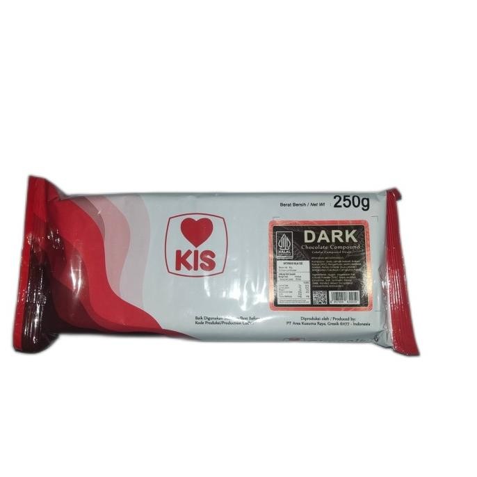 

siap kirim] kis dark compound 250 gram