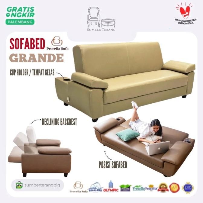 Sofabed Procella Grande Sofa Bed Minimalis Kursi Tamu Relax Sofa Lipat
