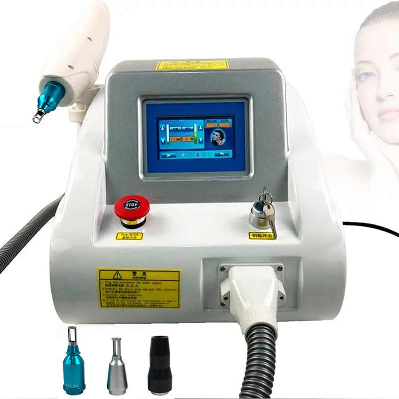 TOKOBATAKL Portable Q switched ND YAG Laser Tattoo Removal Machine 1064NM 532NM 1320NM Tattoo Remove